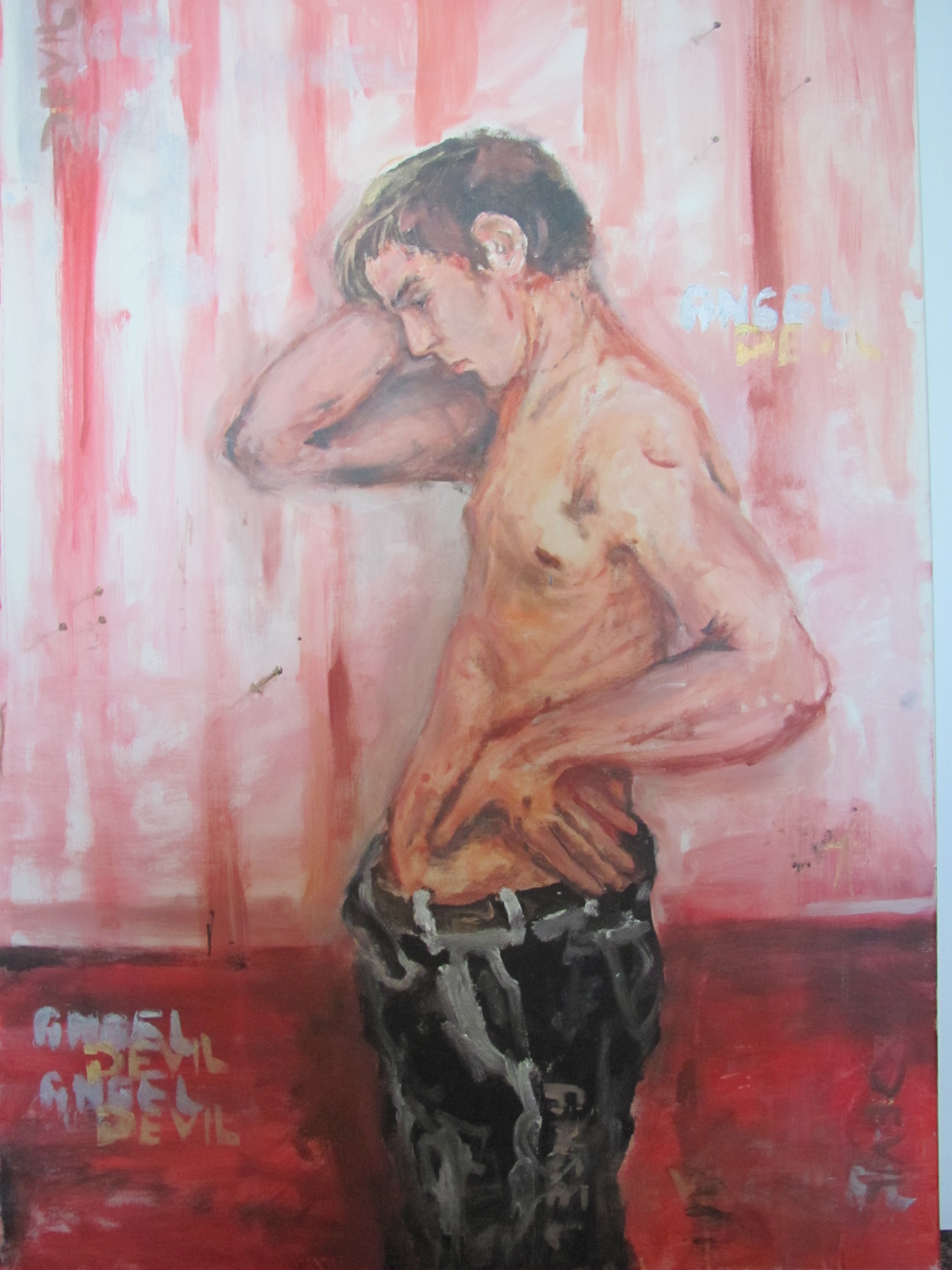 Angel Devil,  akryl  na plátně,  2006
